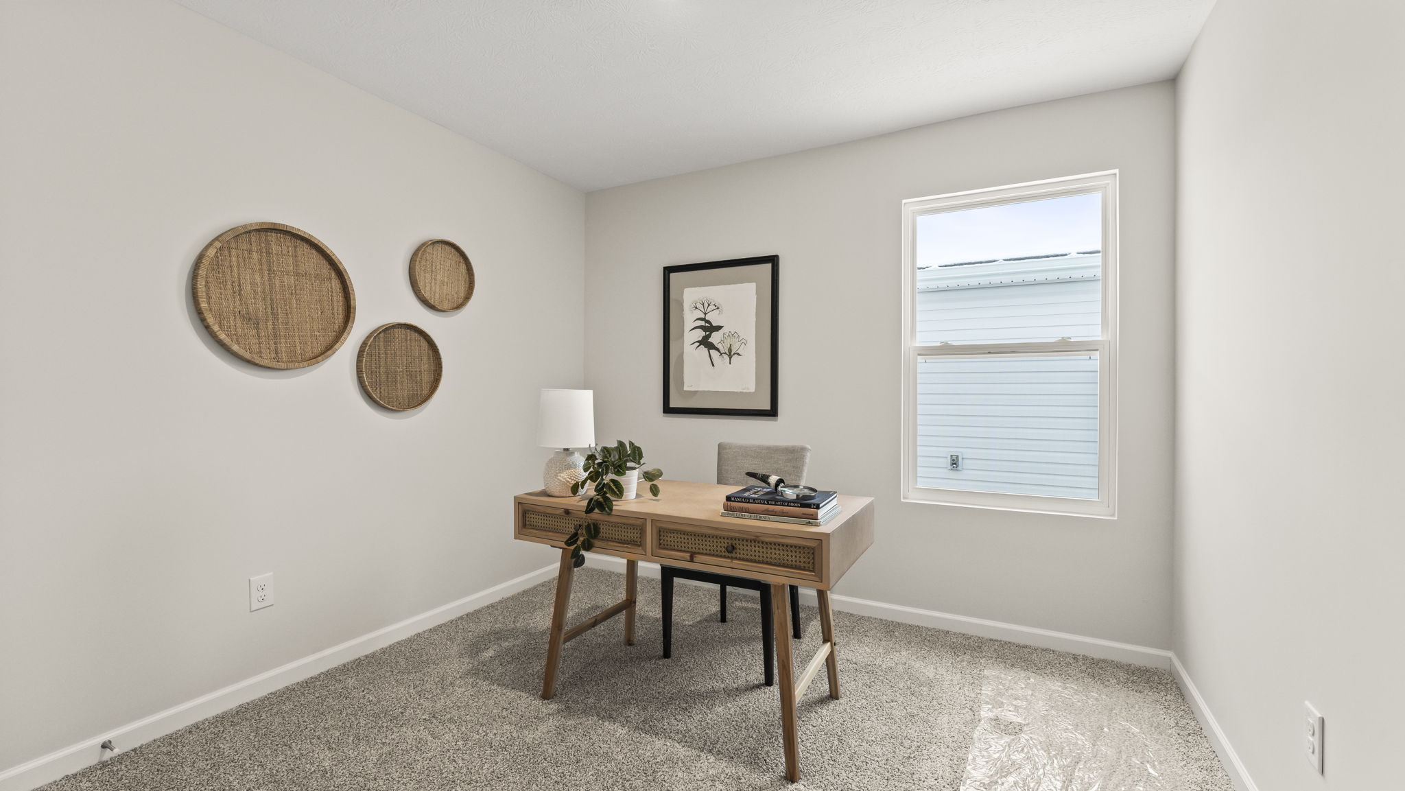 Bedroom 2, multi-use bedroom, flex, office, study, craft, entertainment game room in D.R. Horton's new home