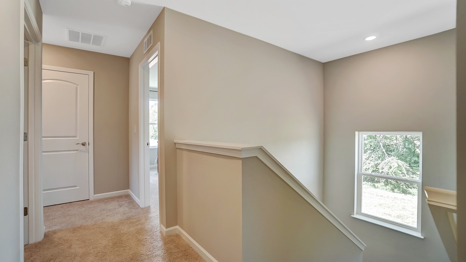 stair landing of second floor.