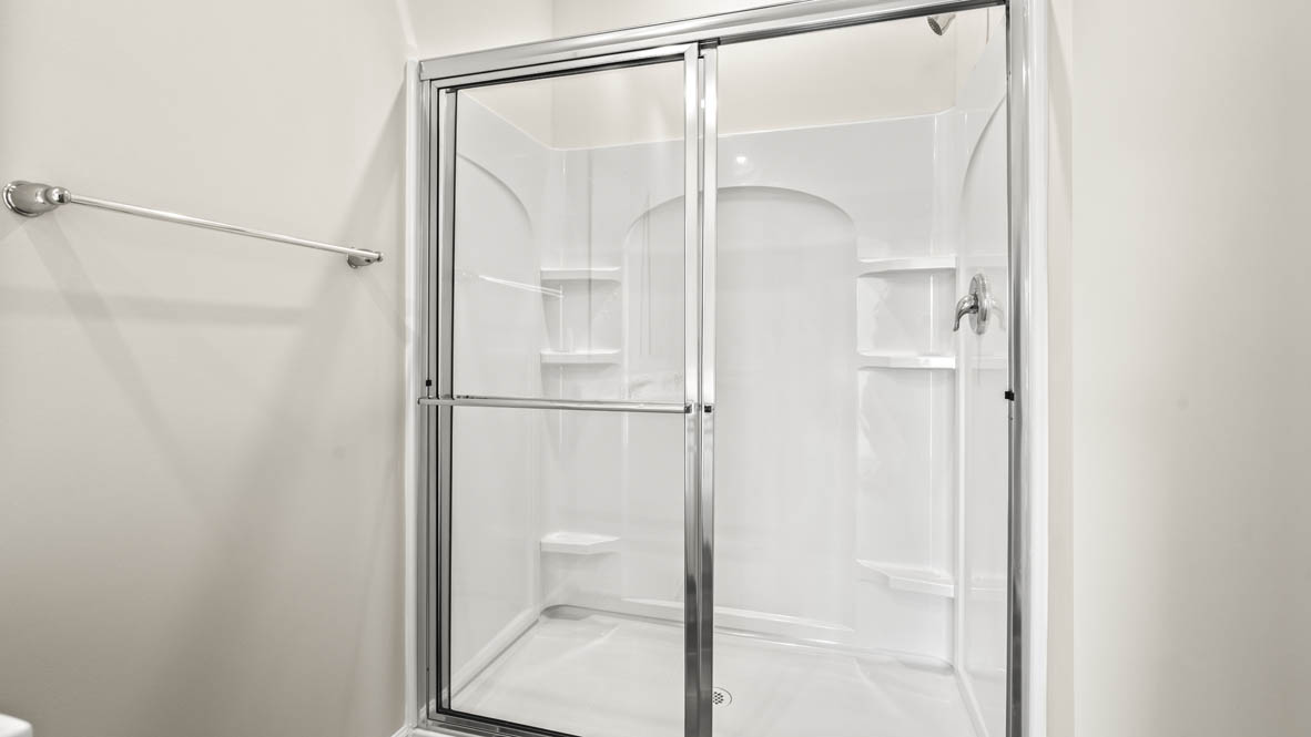 Primary bathroom shower