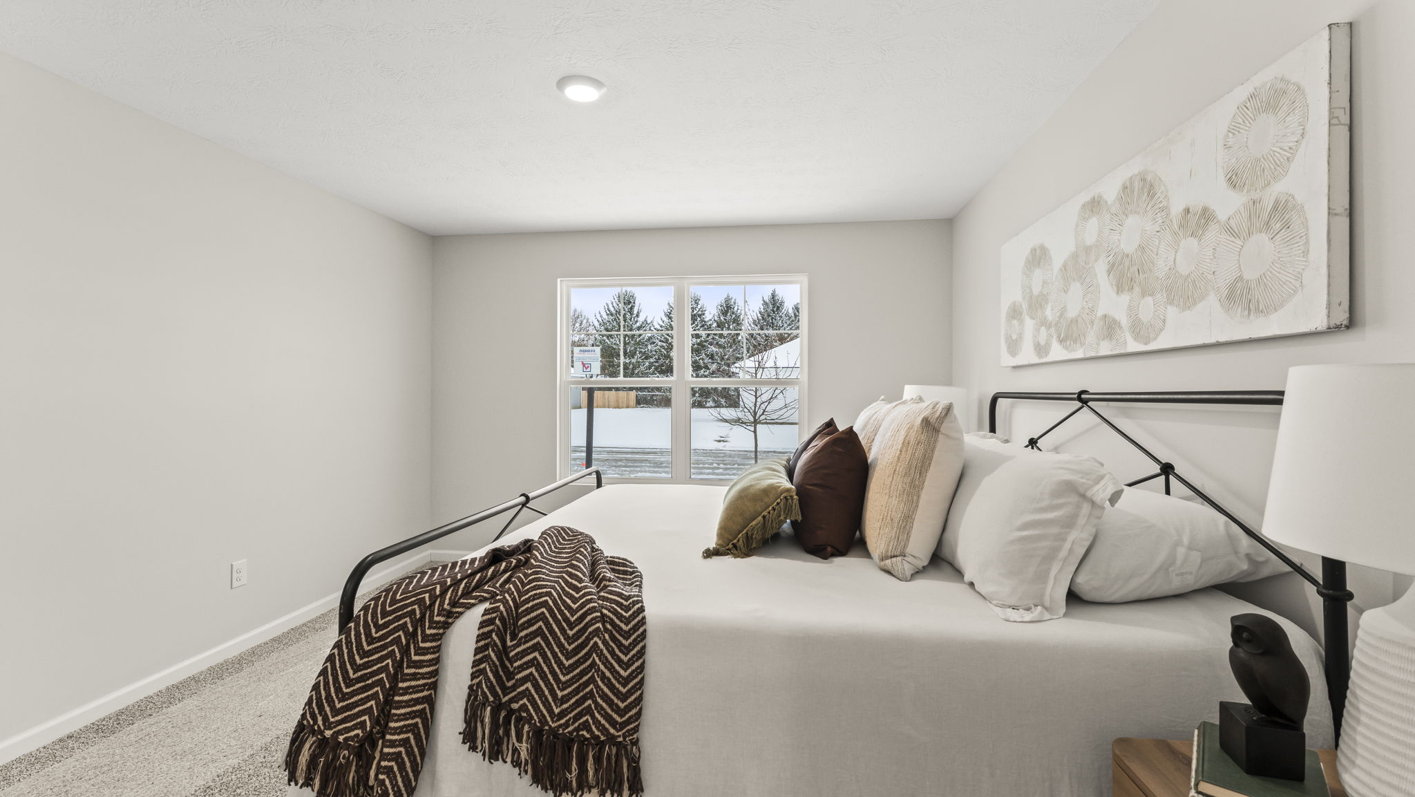 Primary bedroom designed with privacy and comfort in mind, flowing into our spa-inspired ensuite and walk-in closet