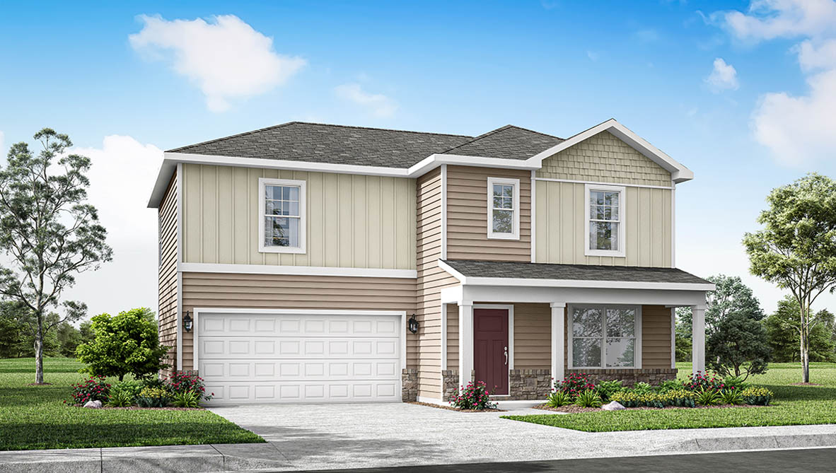 Rendering of a Fairton model with D Elevation