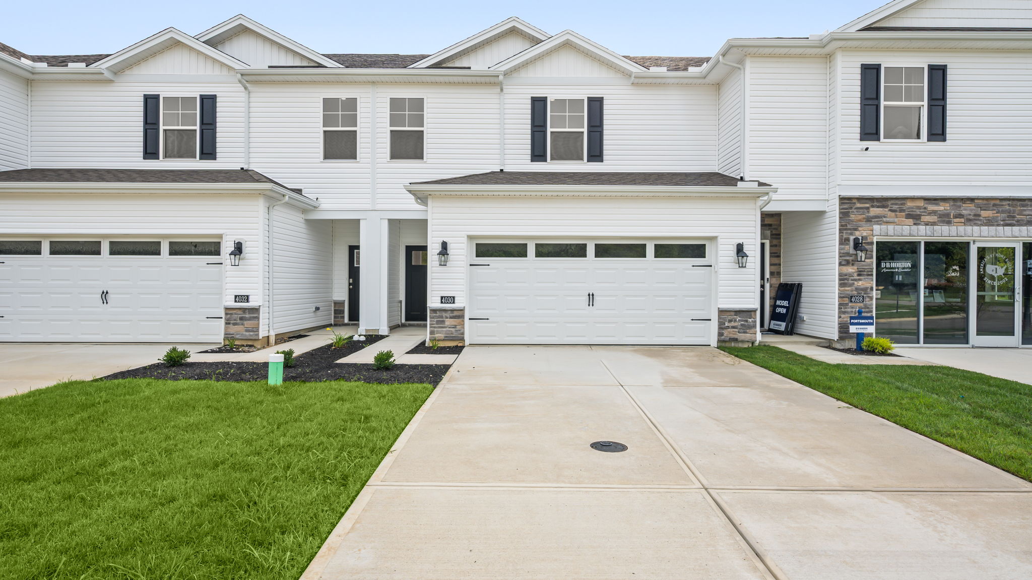Exterior of the townhome unit