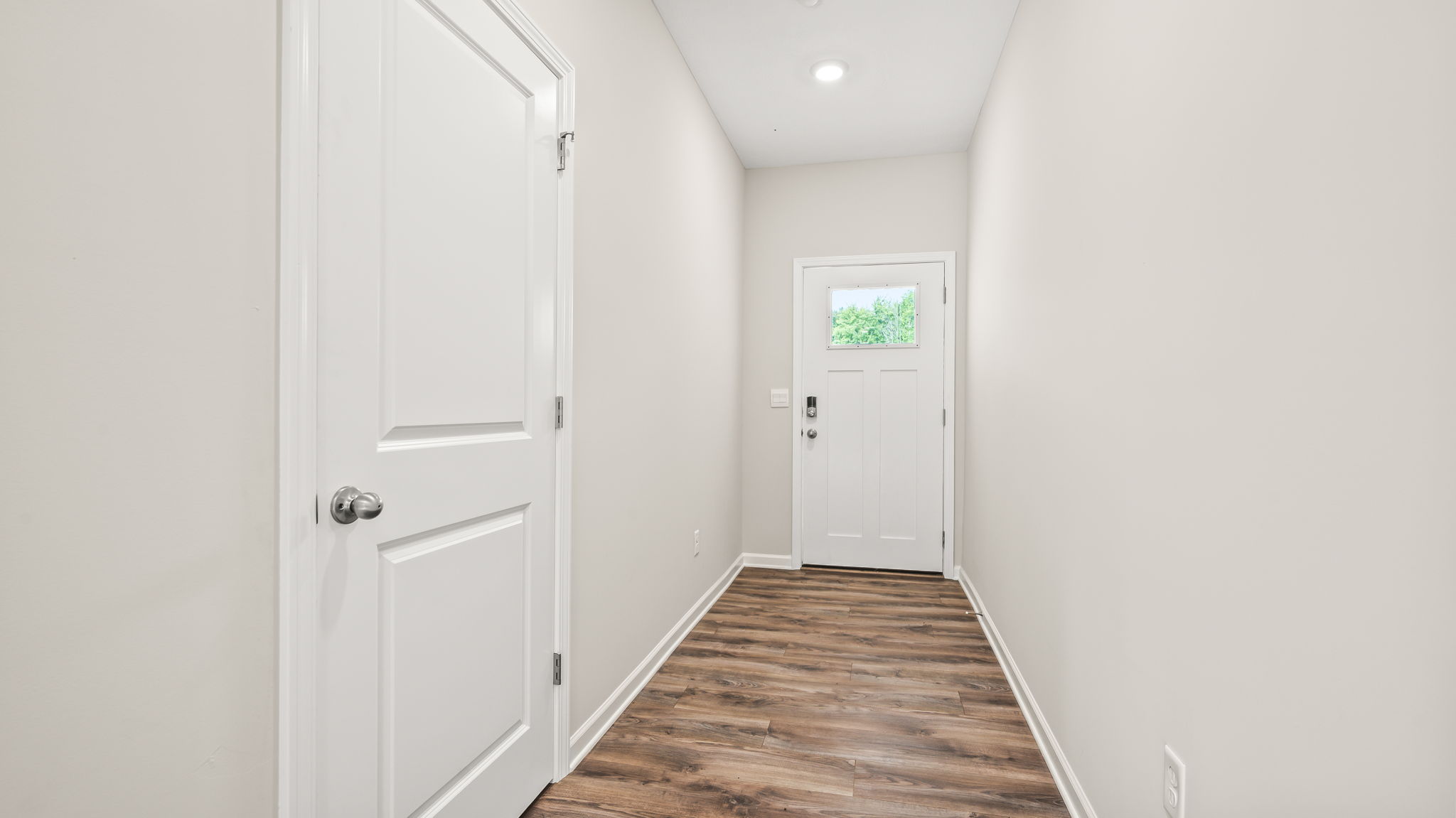 Hallway leading to front door