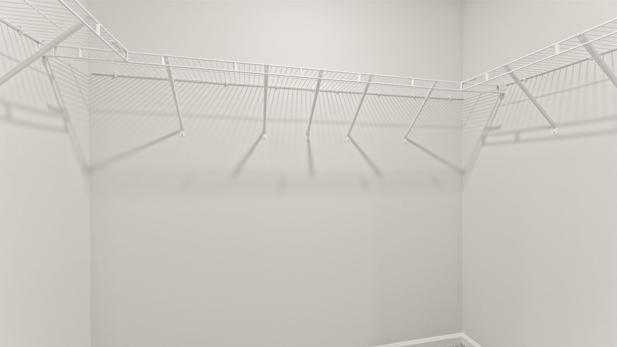 Walk-in closet with shelving