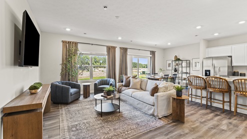 Modern Townhome Livingroom