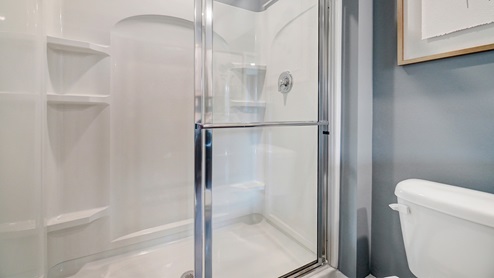 Primary shower.