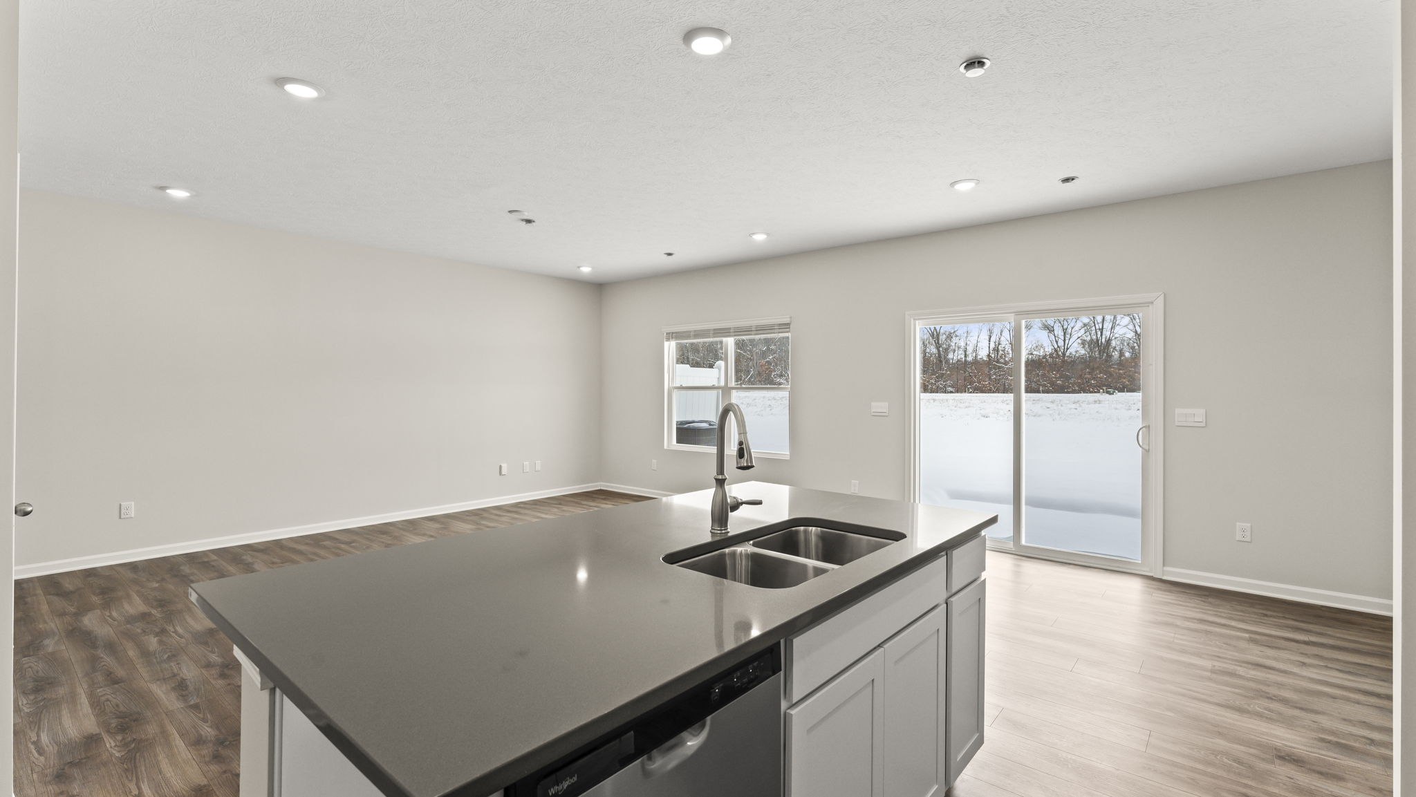 Full great area from kitchen sink perspective