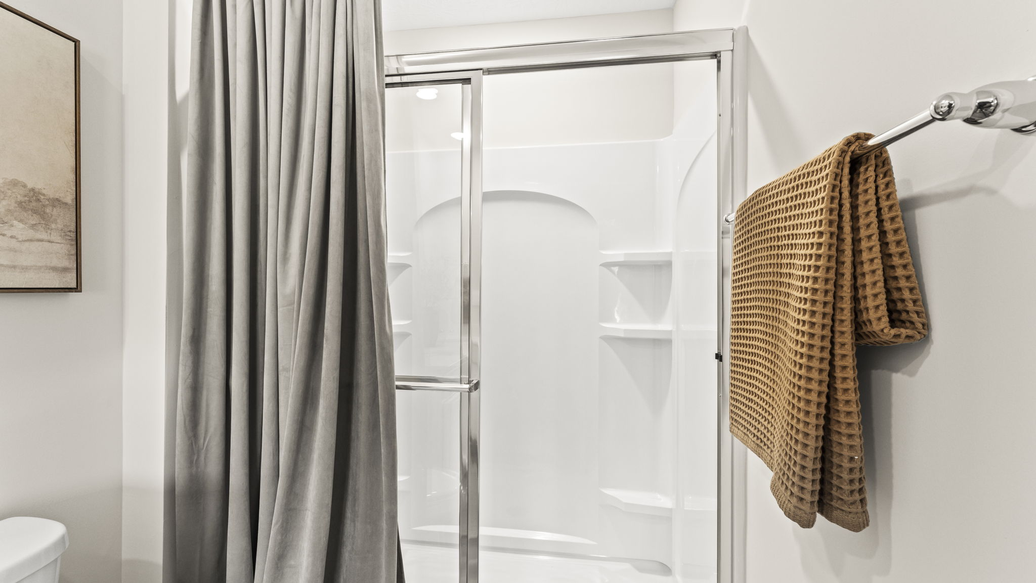 Primary walk-in shower