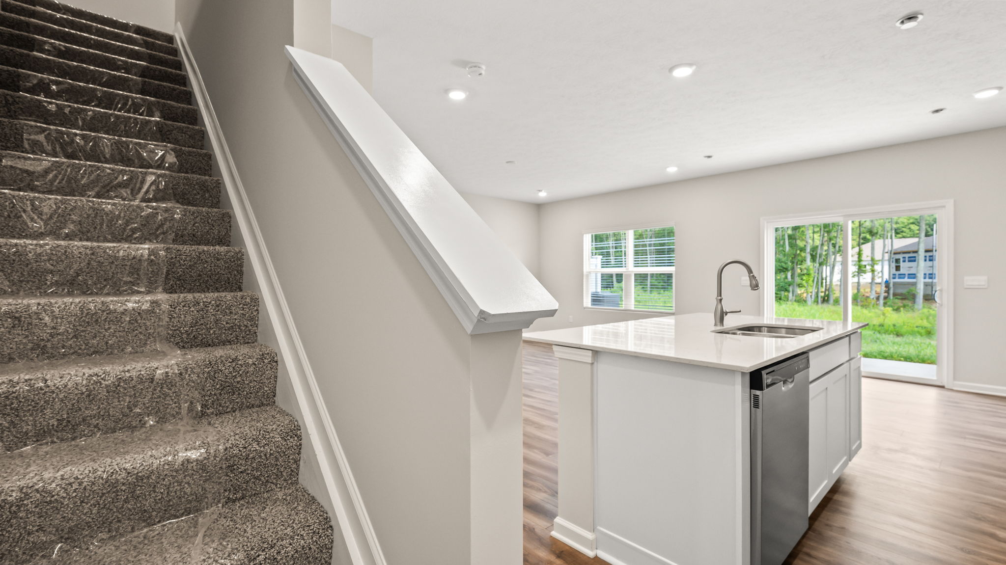 Stairs leading to 2nd level