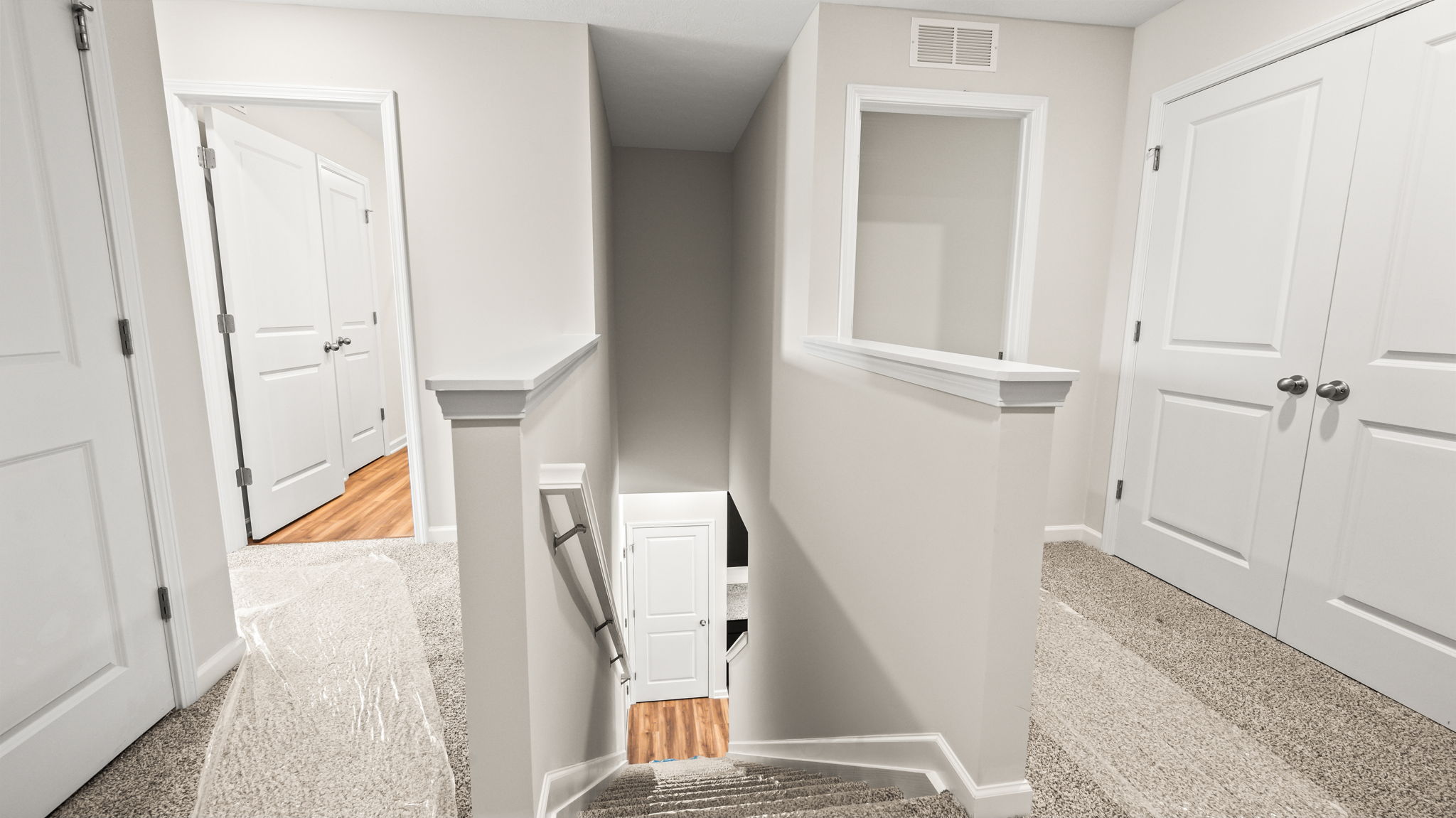 Upstairs landing looking down
