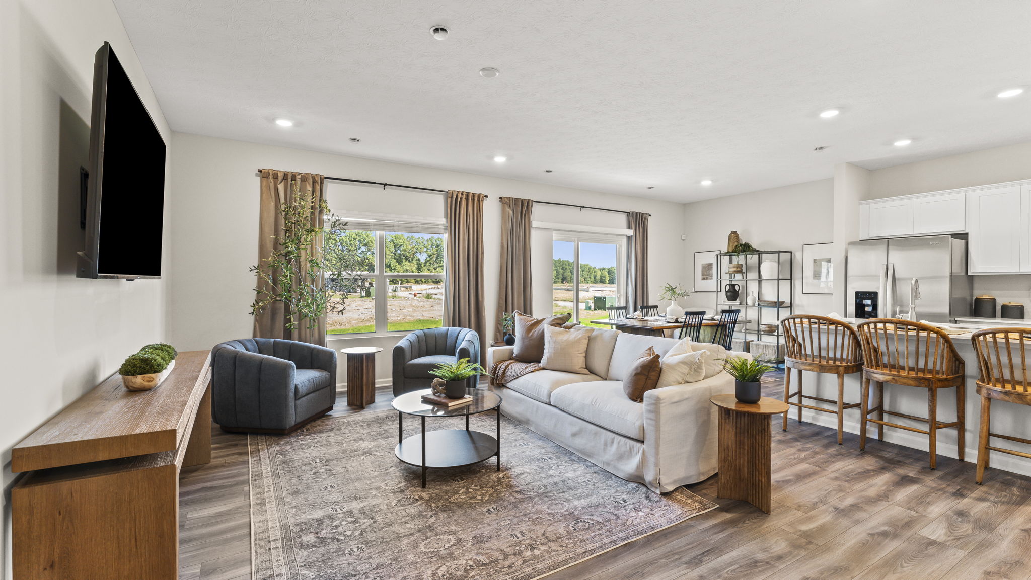 Modern Townhome Livingroom