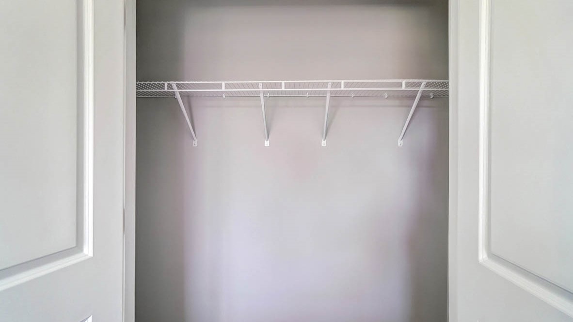 closet attached to bedroom.