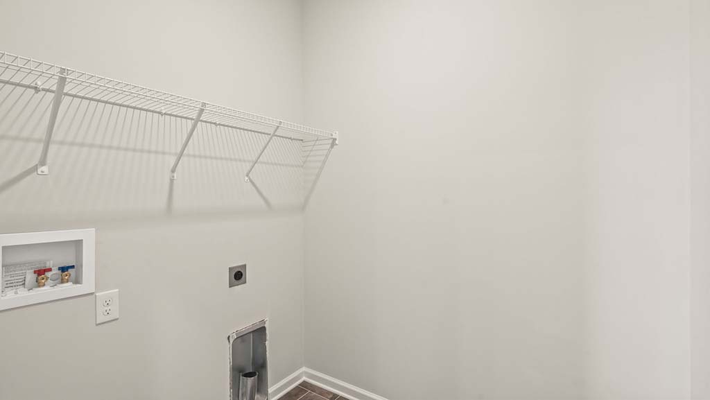 Laundry area with inlets