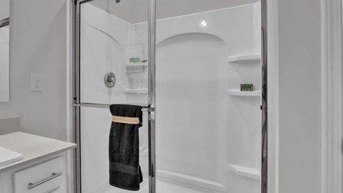 Close up of Primary Shower.