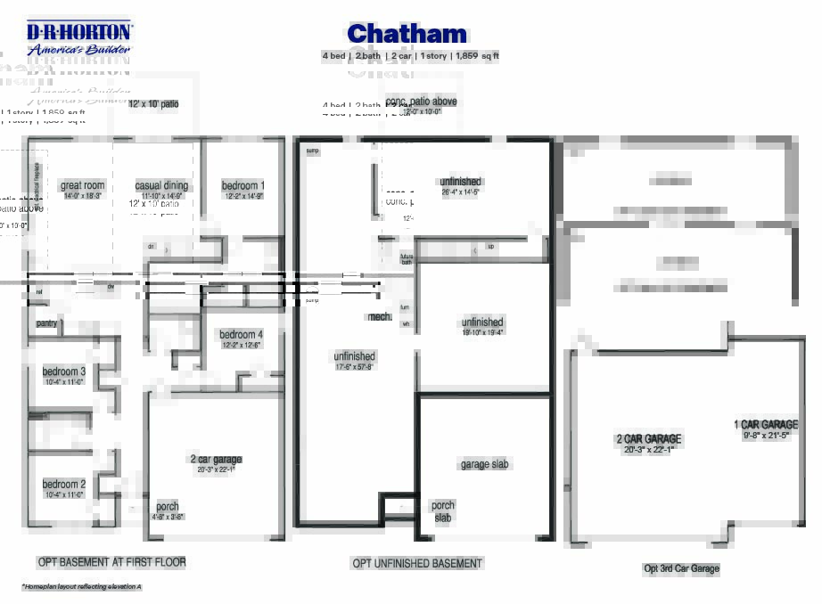Chatham Basement Blackline