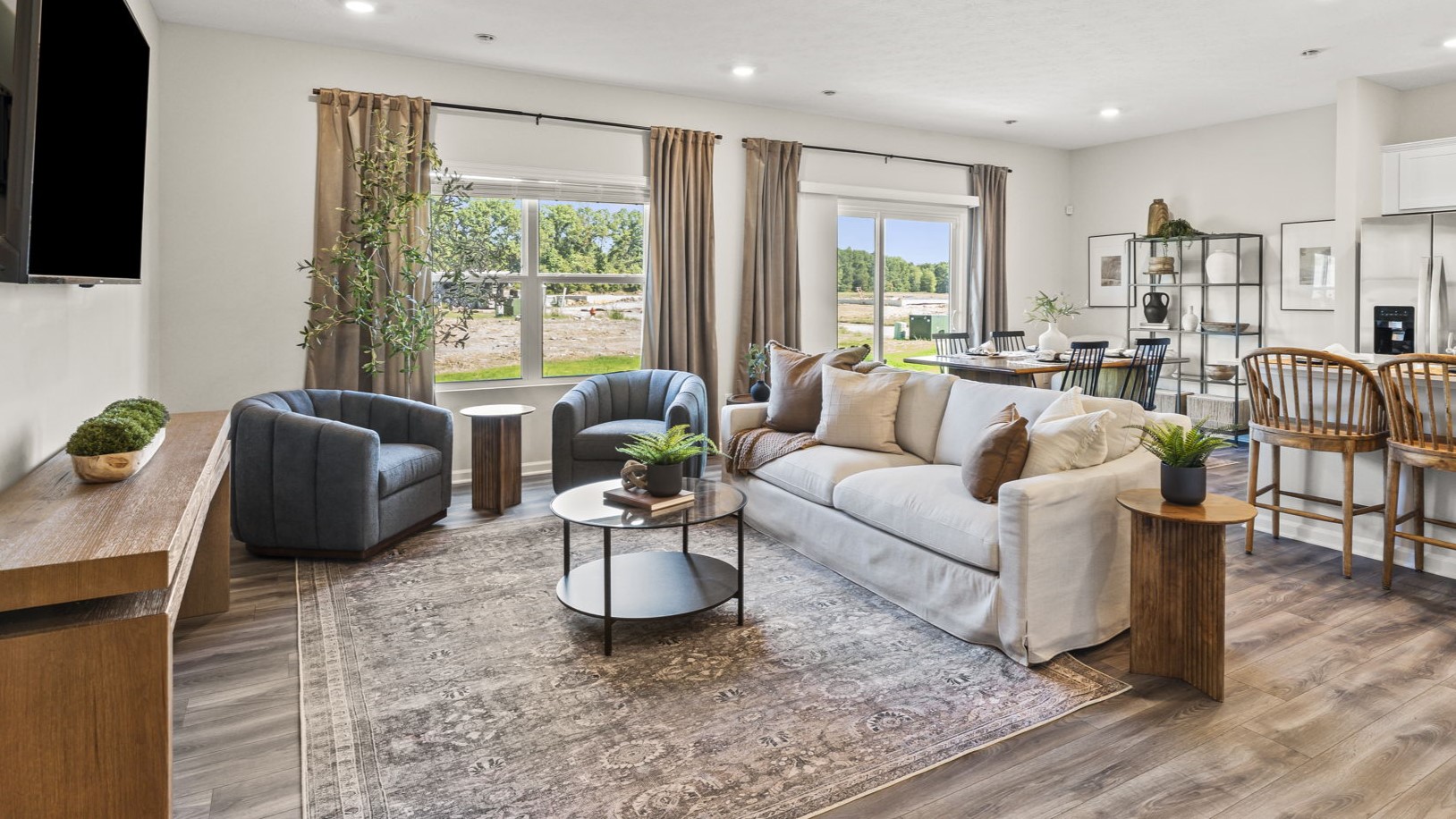 Modern Townhome Livingroom
