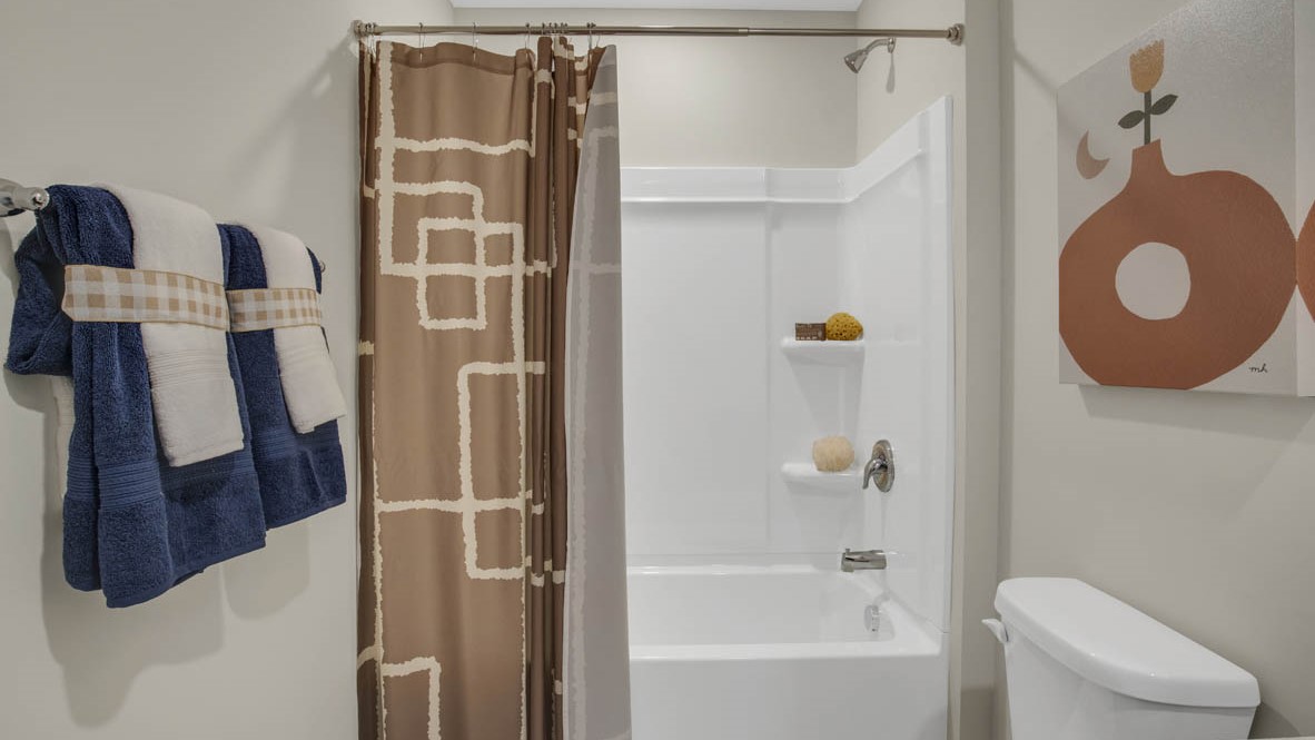 Bathroom with modern decoration