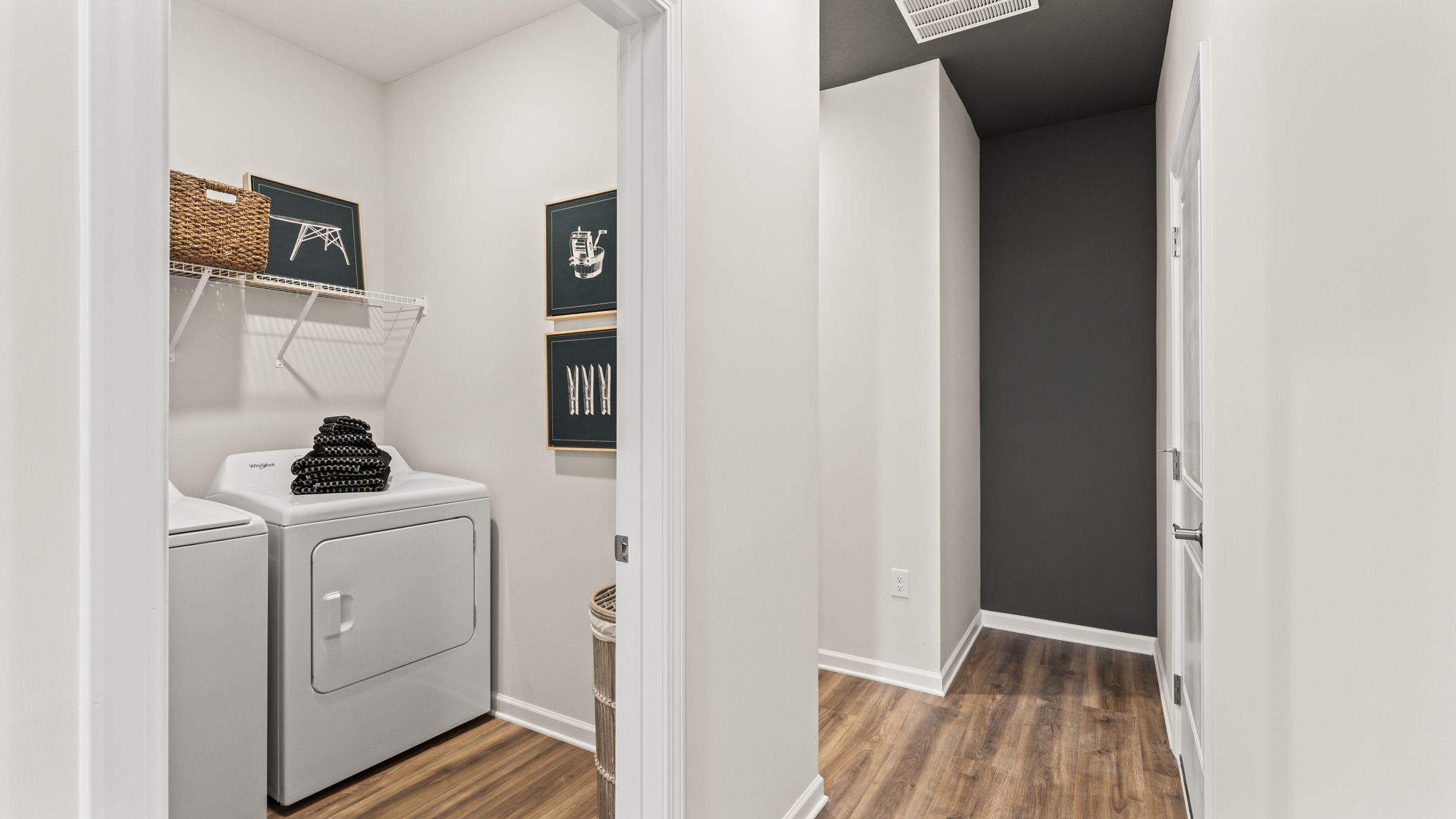 Doorway leading to the laundry area