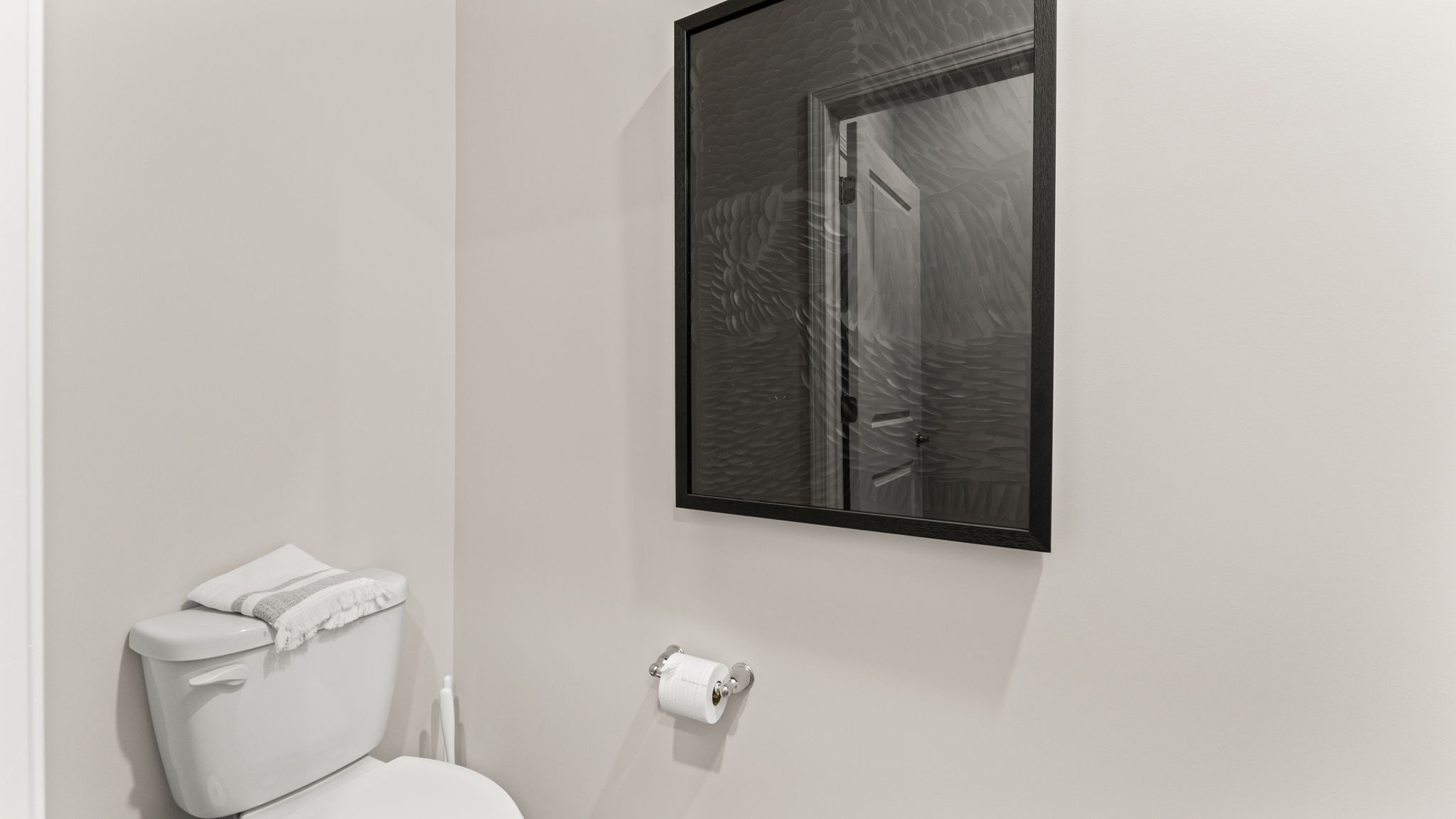 Powder room toilet