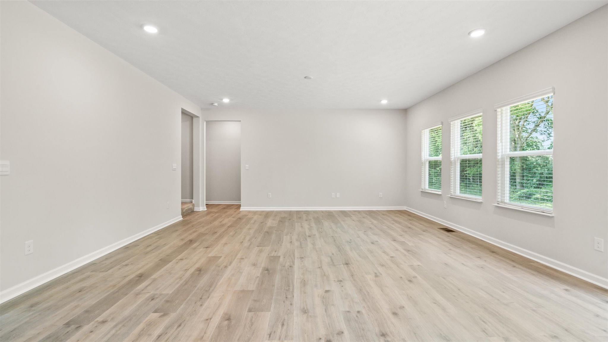 Side view of  great room