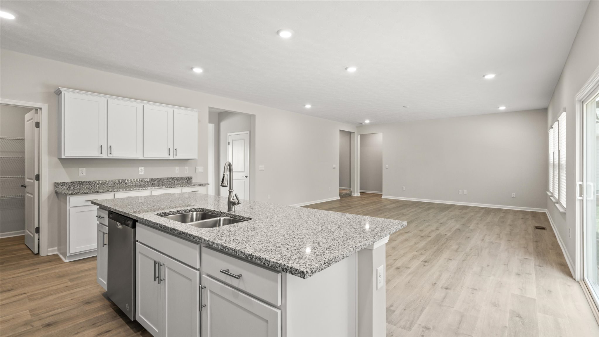 Reverse of kitchen island