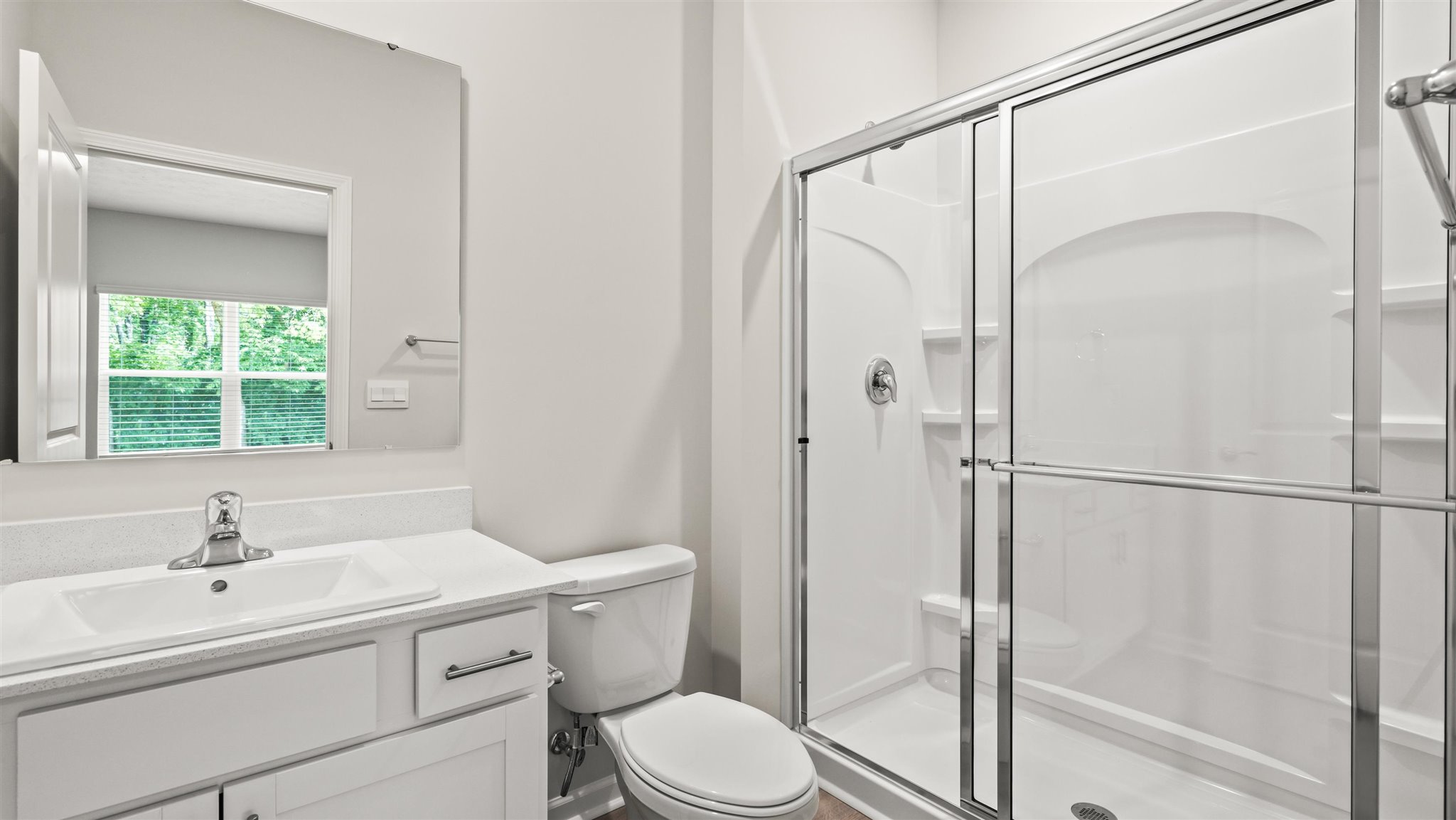 bathroom with walk-in shower