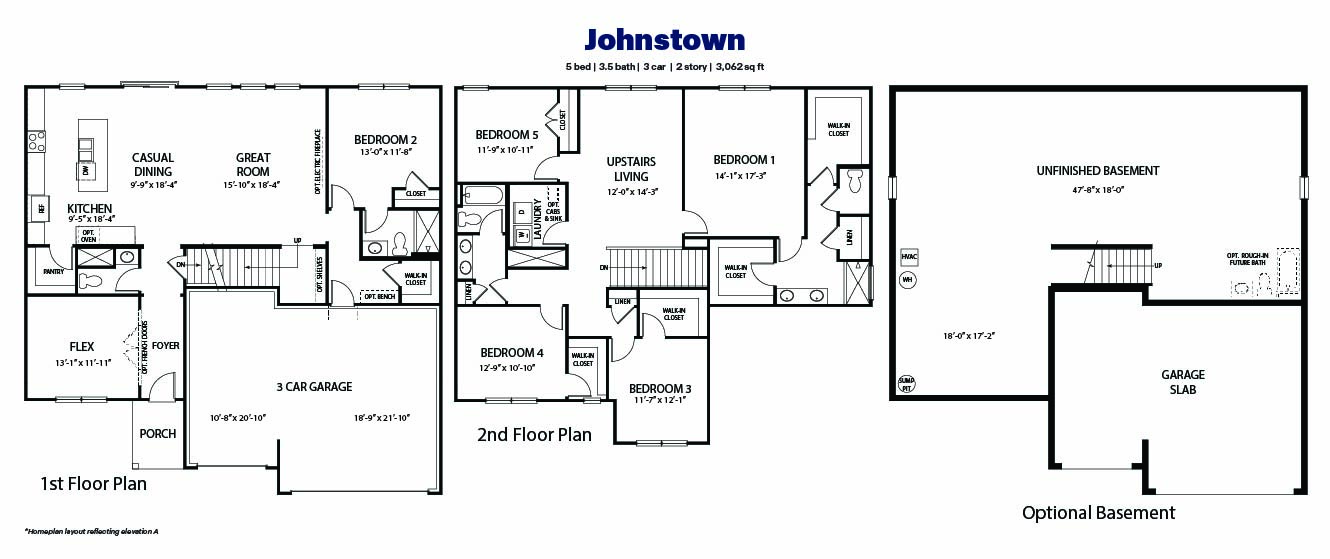 Johnstown Blackline with Basement