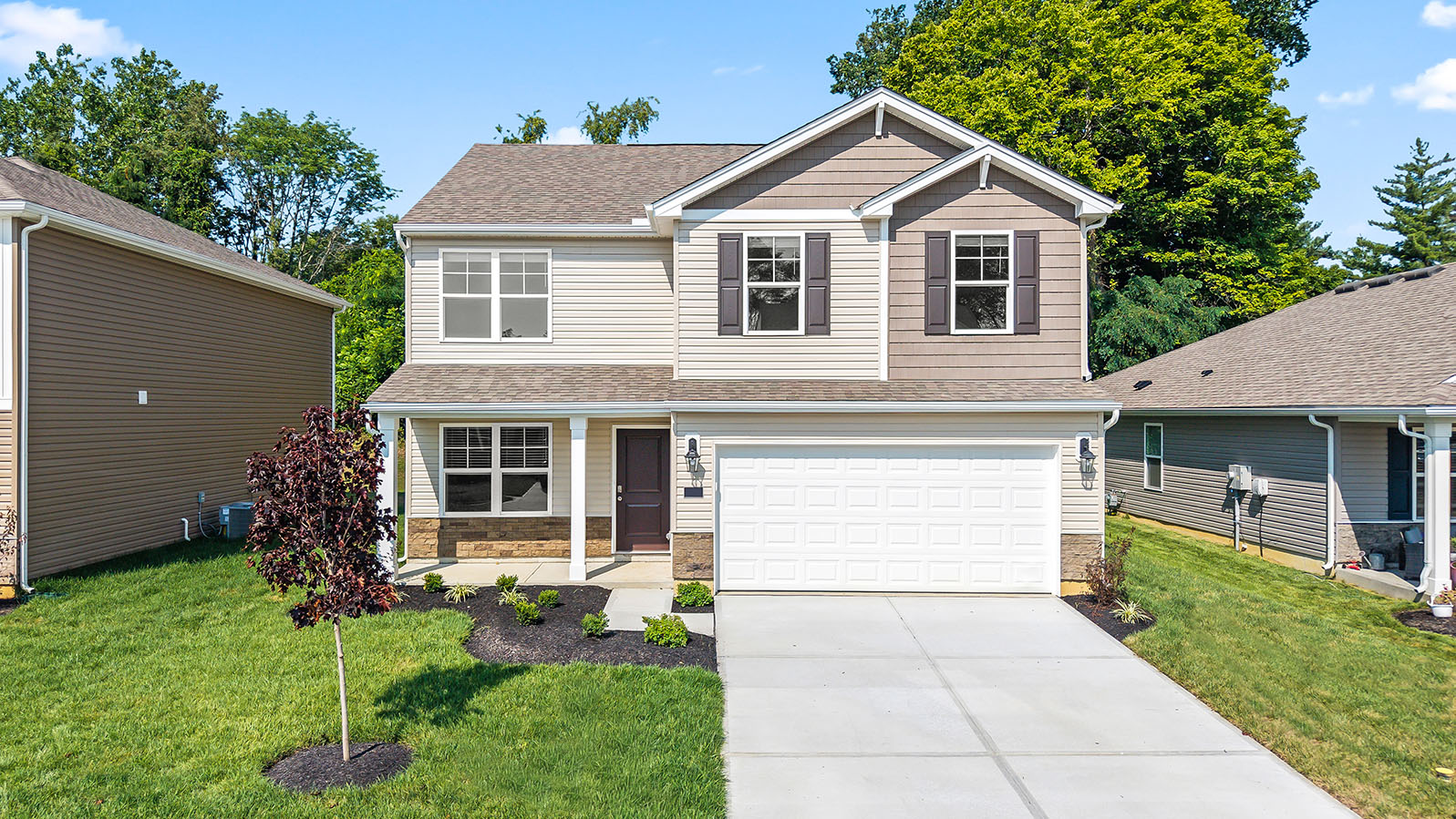 Exterior of a Bellamy plan home