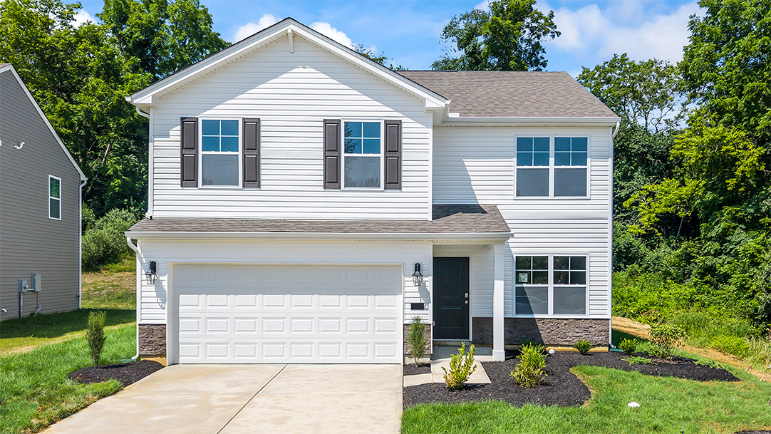 Exterior of a bellamy plan home