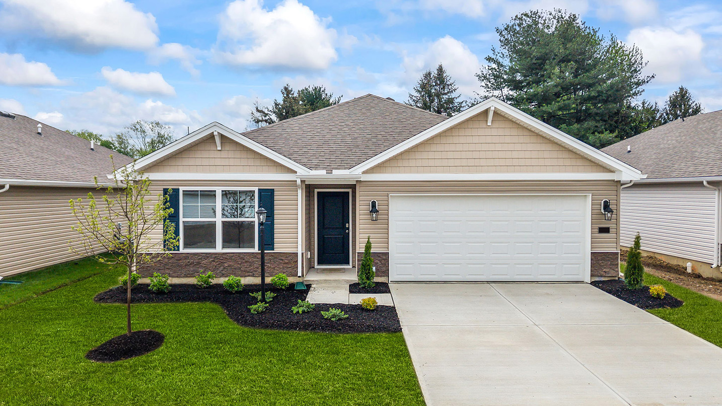 Exterior of an aldridge plan home