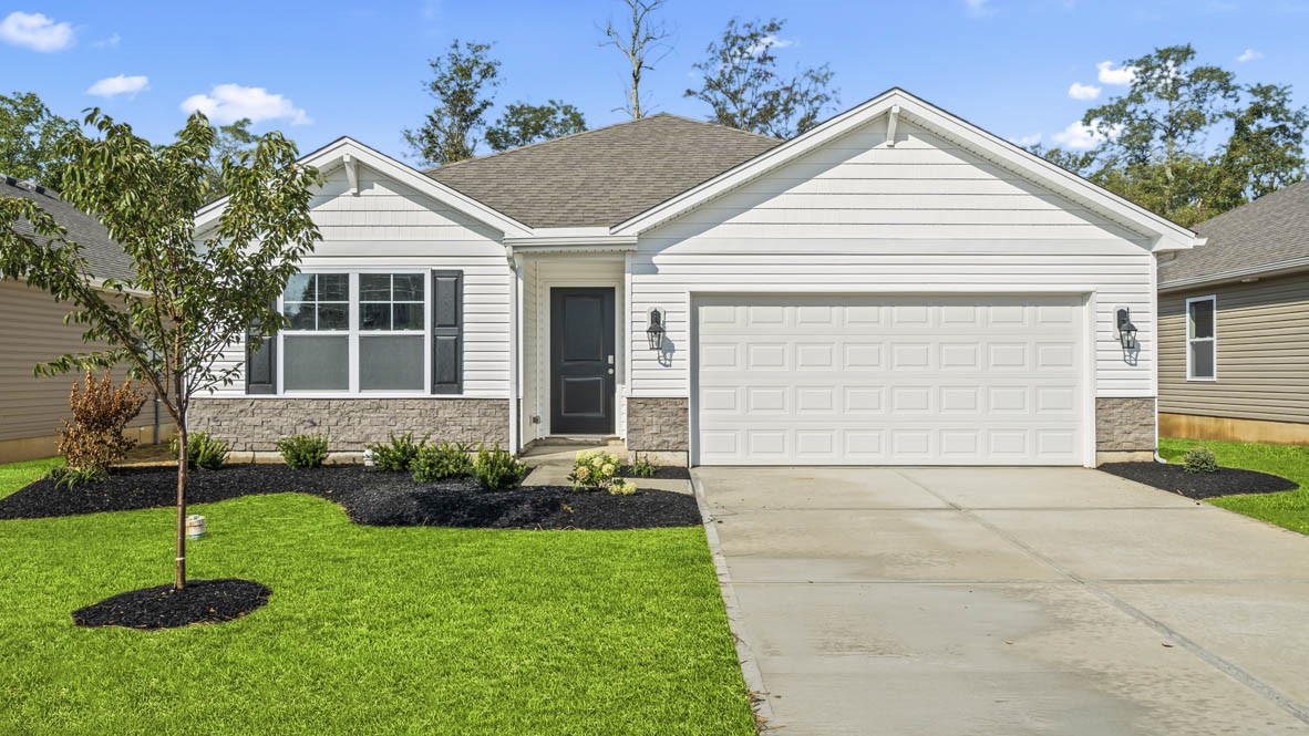 Exterior of an aldridge plan home