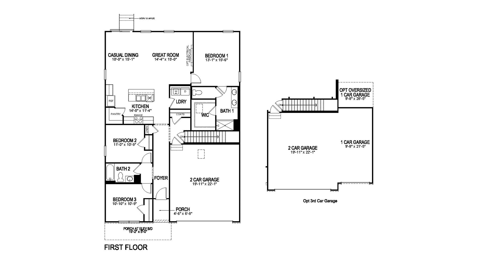 Floor Plan in Ellington Village Granville, OH D.R. Horton