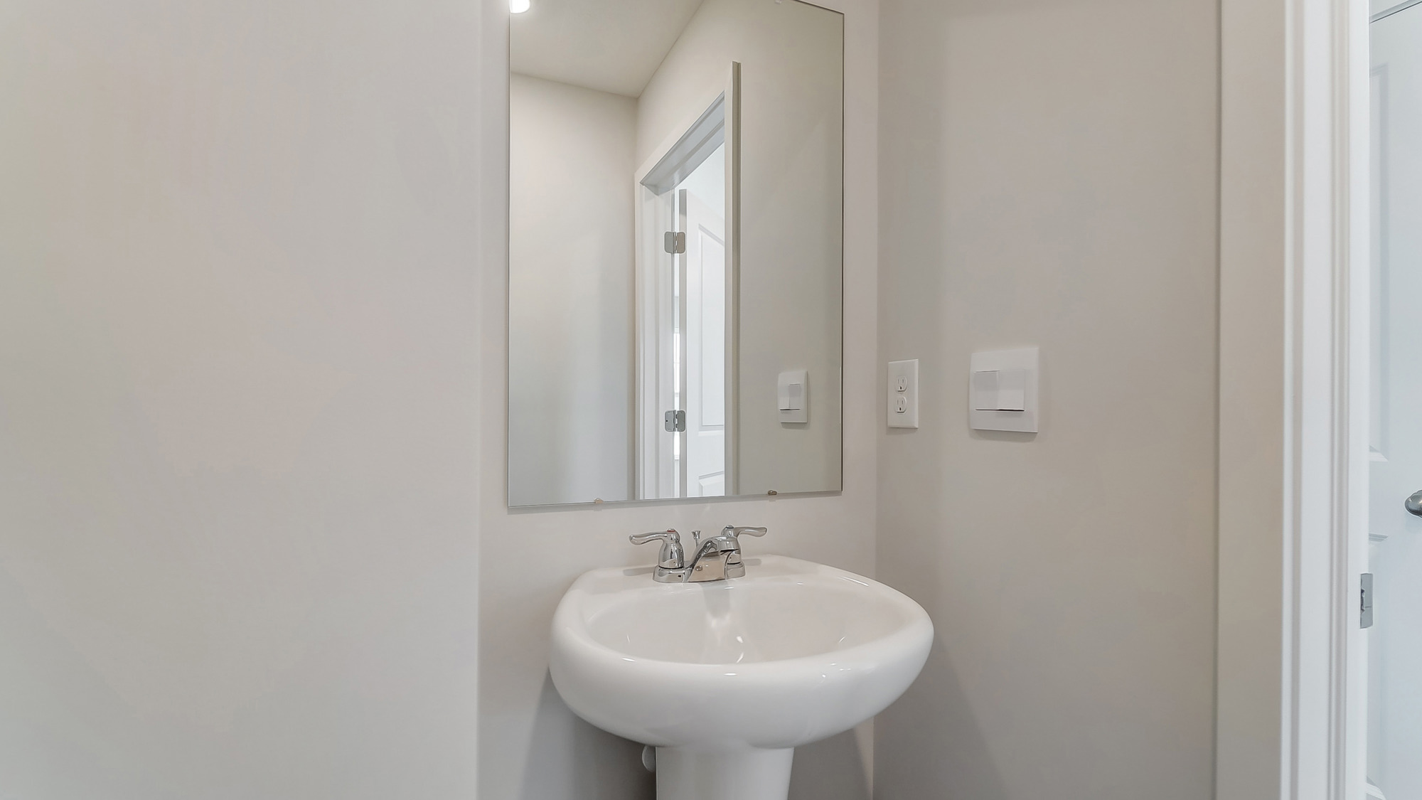 first floor powder room vanity