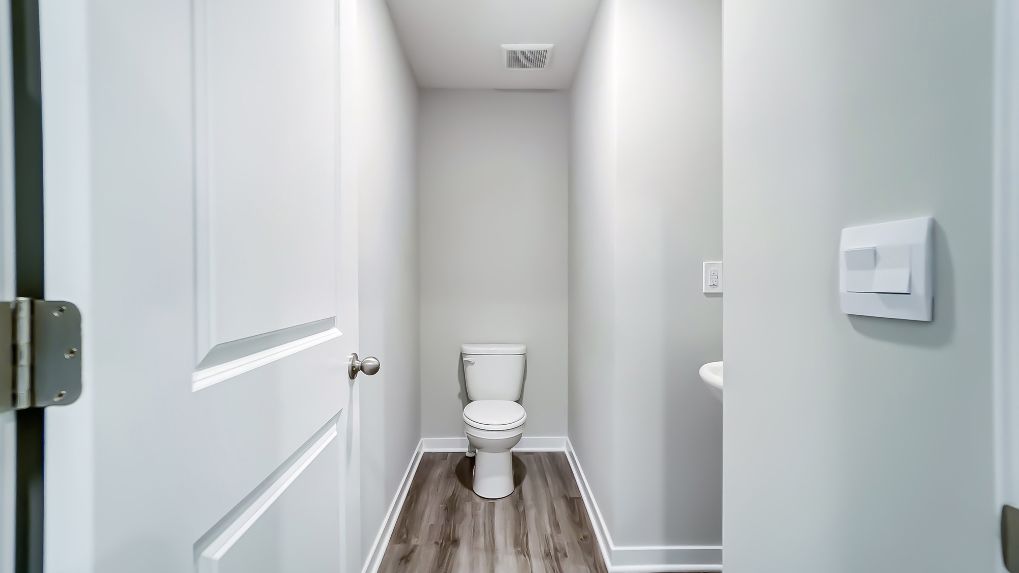 first floor powder room