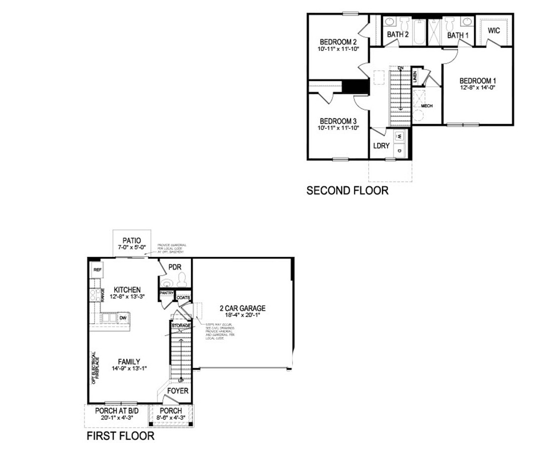 Juniper on Slab floorplan
