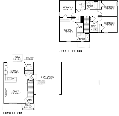 Fairton on Slab floorplan