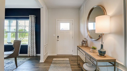 foyer and flex office space