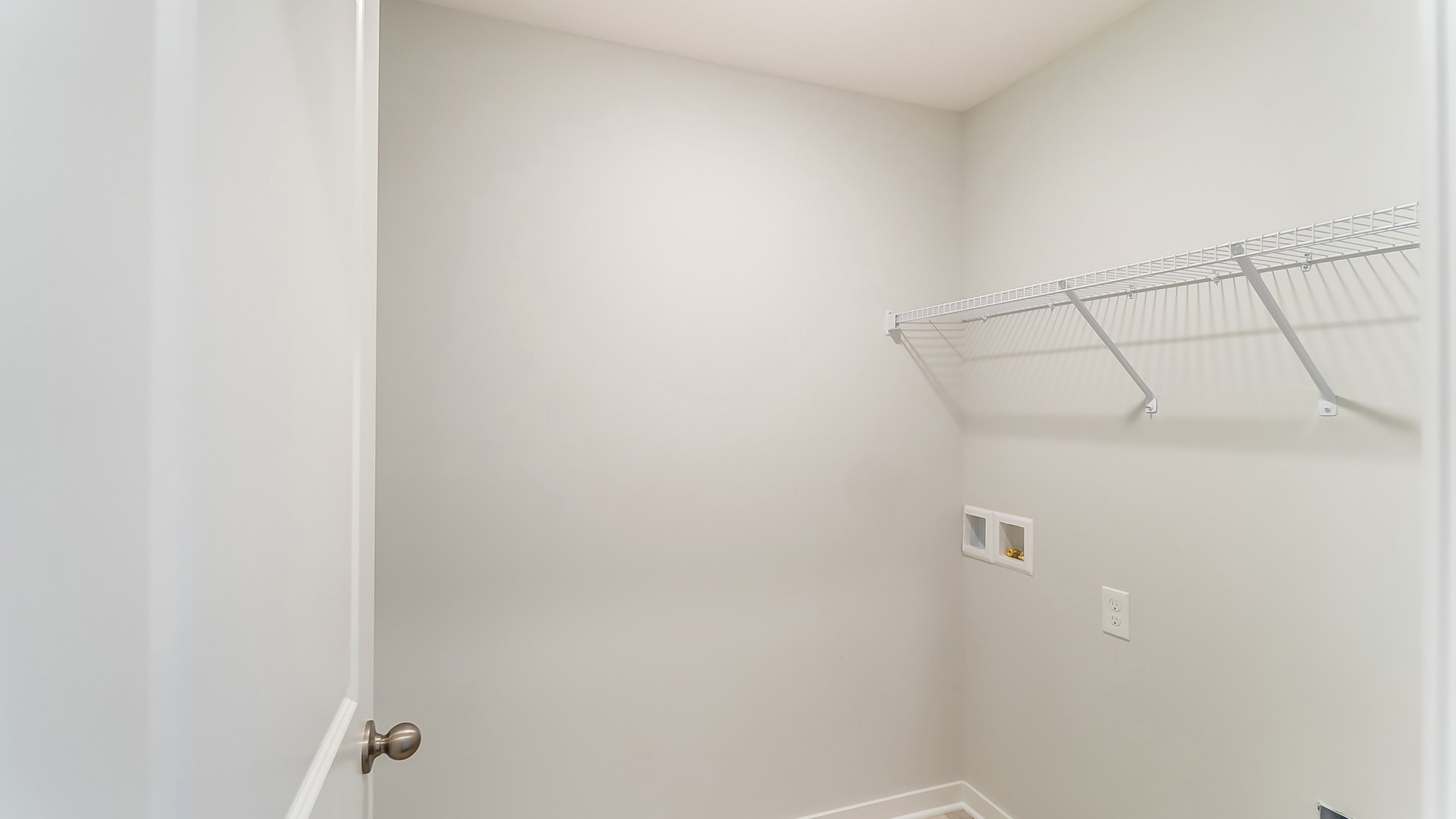 spacious laundry room