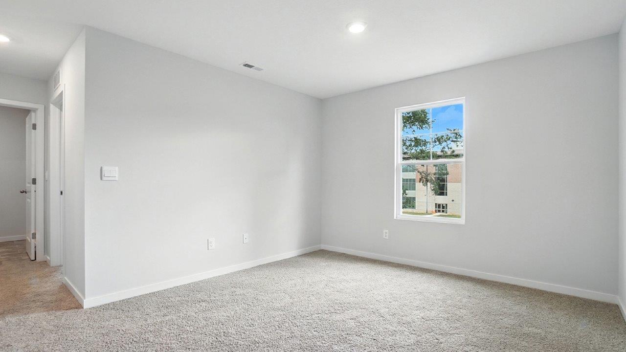 second floor loft with single window