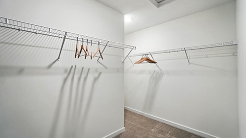Primary closet