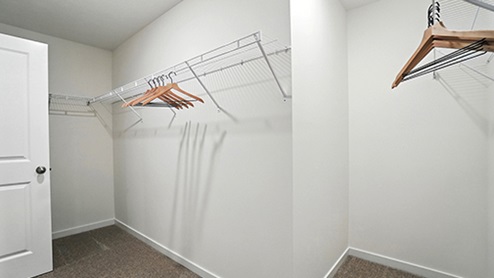 Primary closet