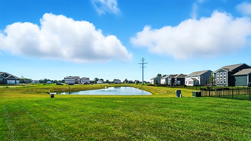 Exterior view from rear of home