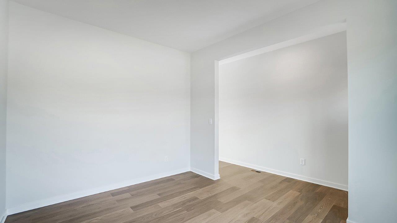 Formal dining room next to the entrance of the home