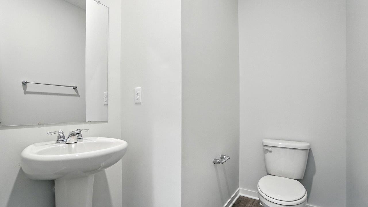 first floor powder room