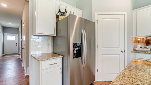 kitchen fridge and walk in pantry