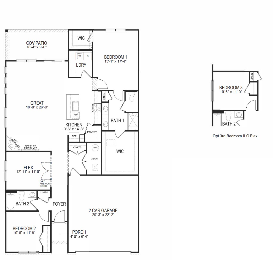 Clifton floor plan
