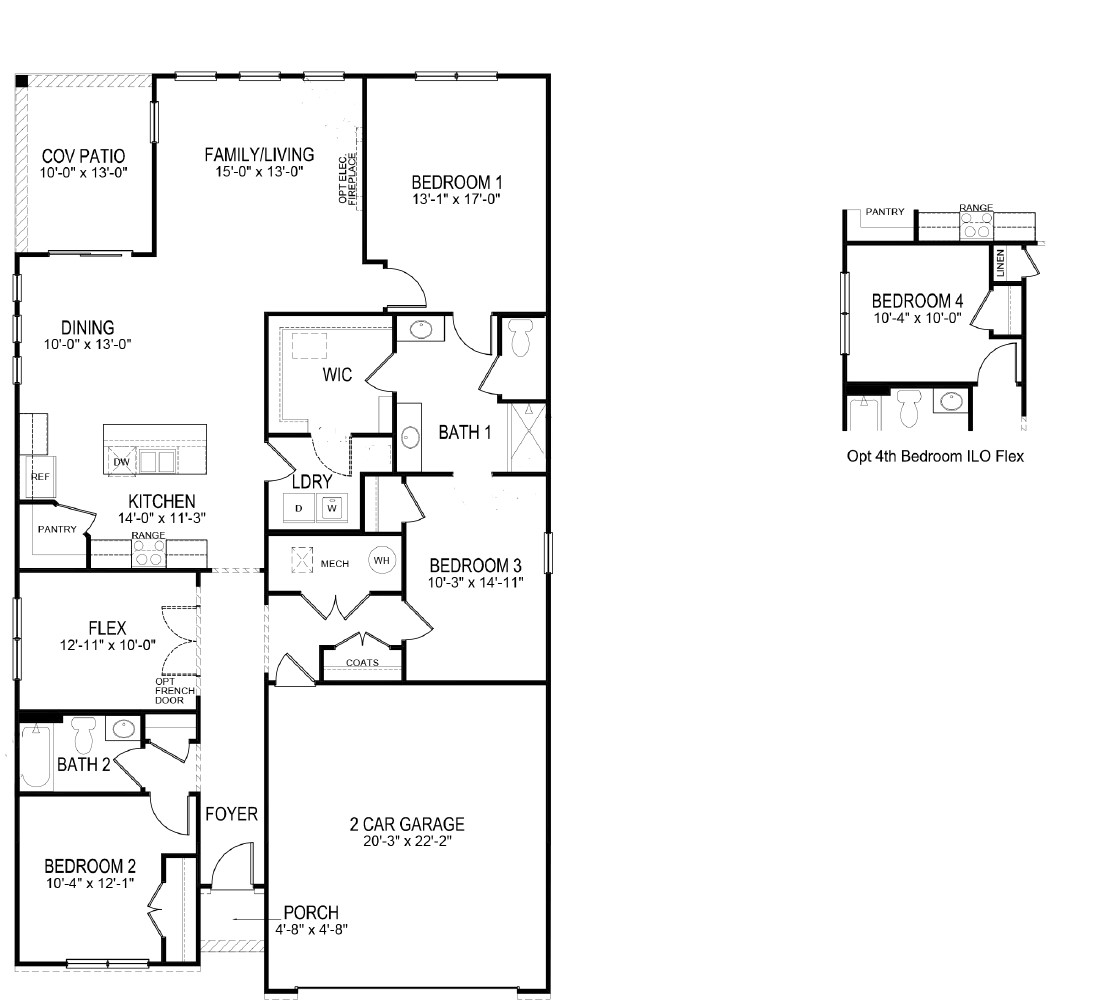Dover floor plan