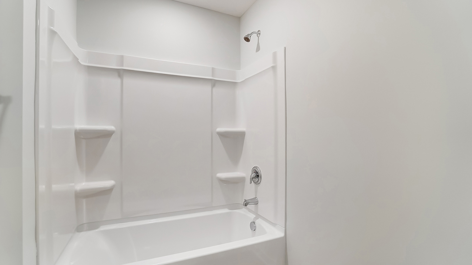 Bathroom with a shower tub.