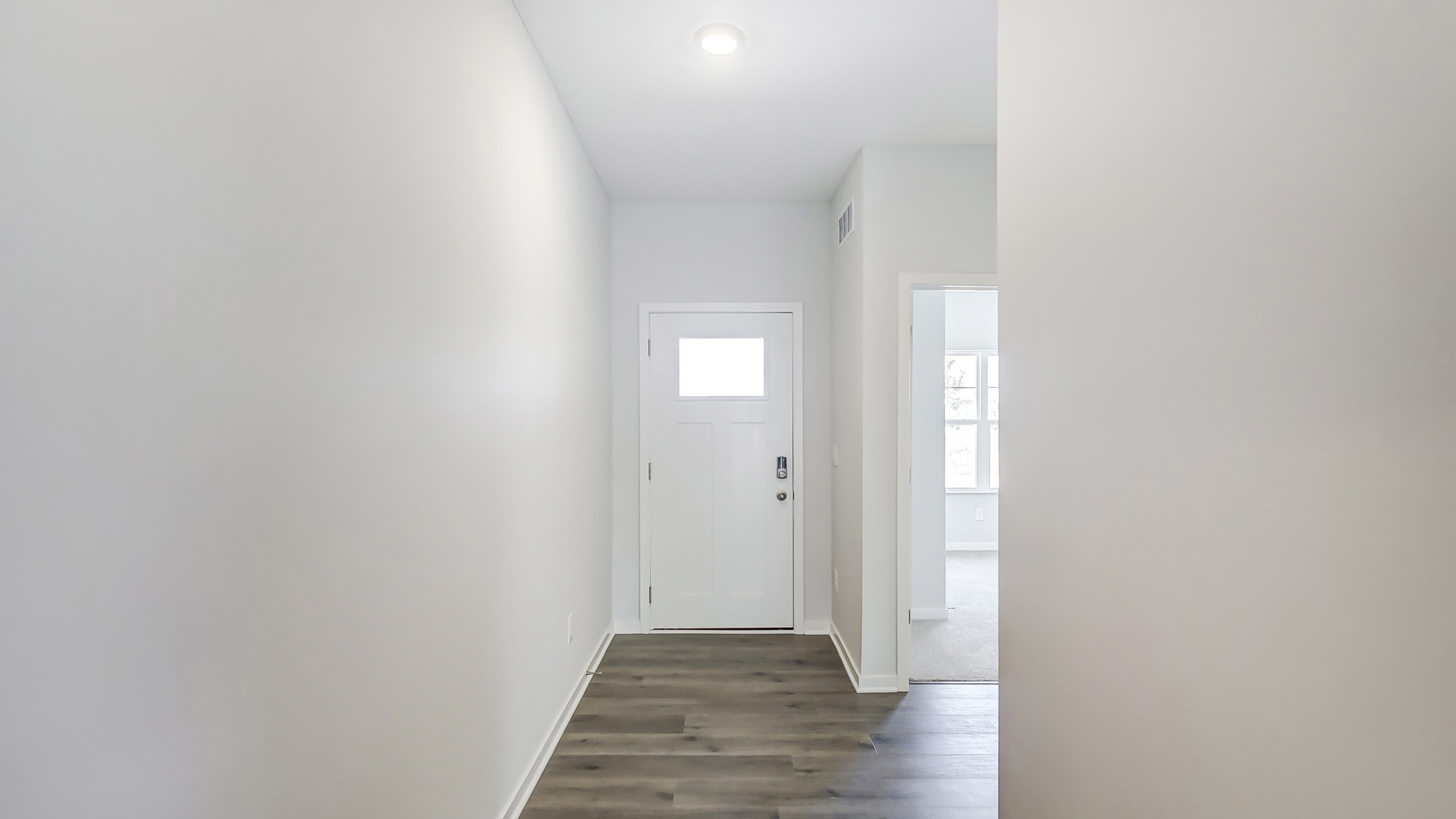foyer and front bedroom