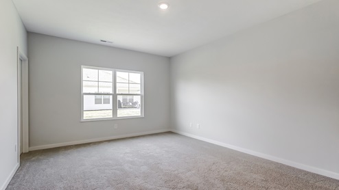 primary bedroom with double window